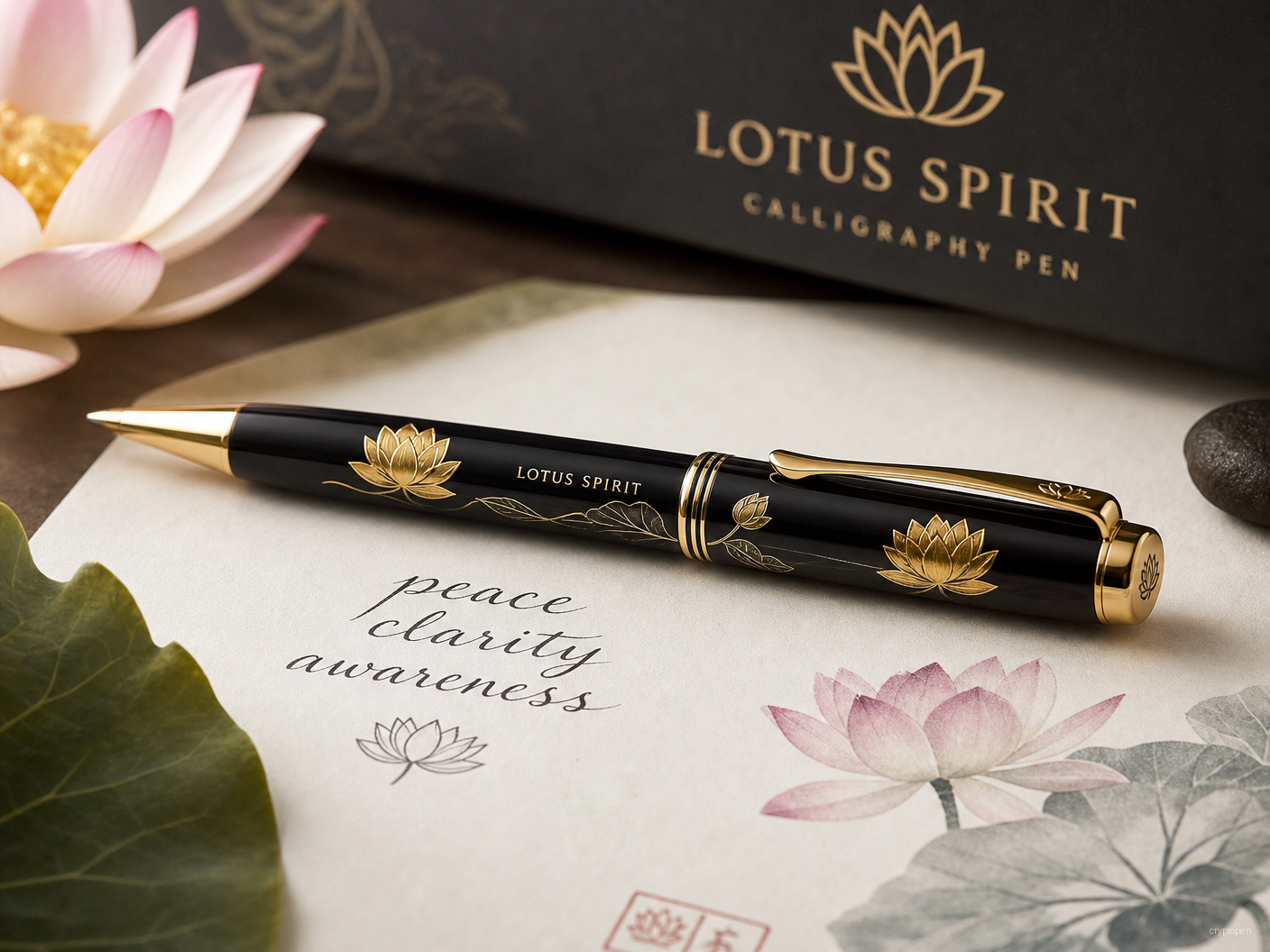 Lotus Spirit Calligraphy Pen