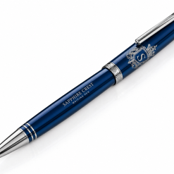 Sapphire Crest Writing Pen