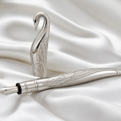 Silver Swan Fountain Pen