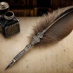 Vintage Feather Dip Pen