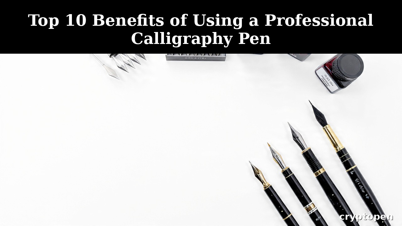 professional calligraphy pen for beautiful hand lettering