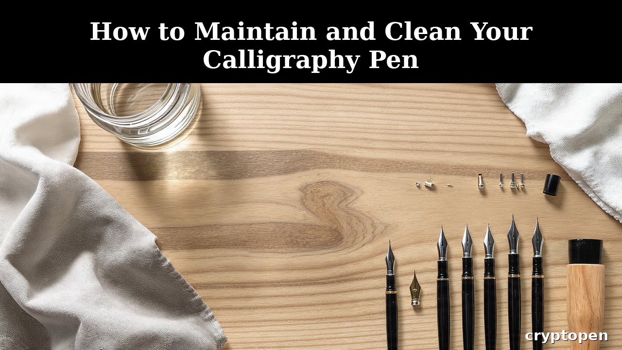 calligraphy pen care for beautiful hand lettering