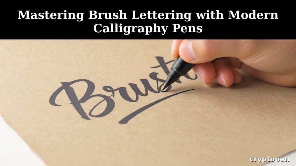 brush lettering pens
