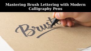 brush lettering pens