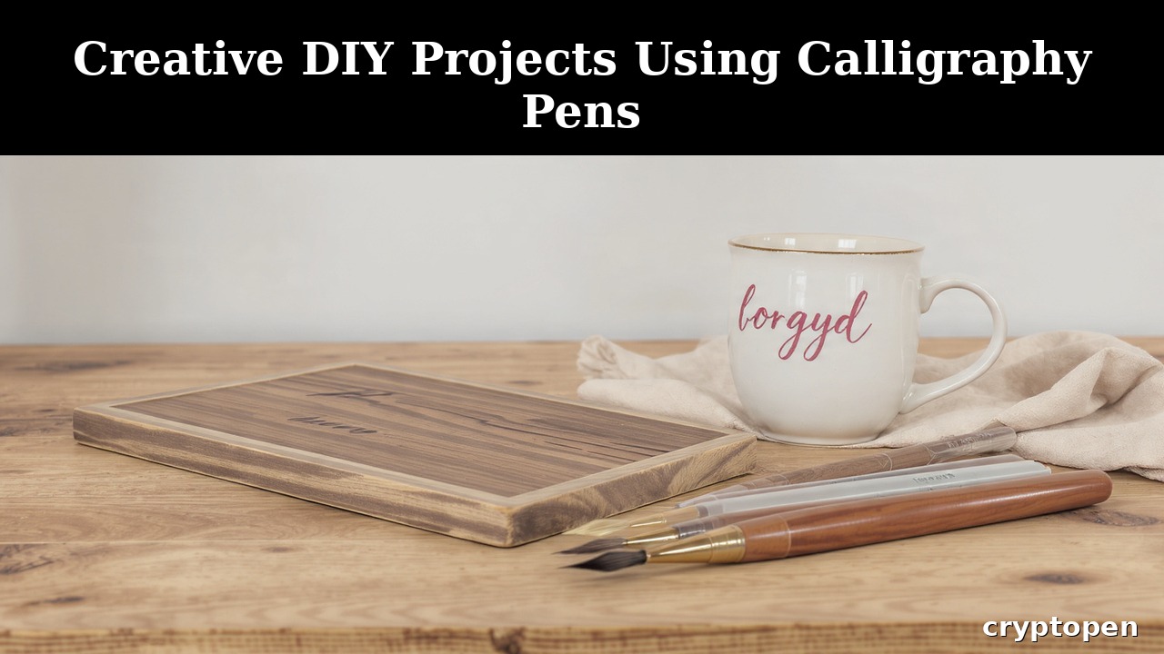 calligraphy pen projects for beautiful hand lettering