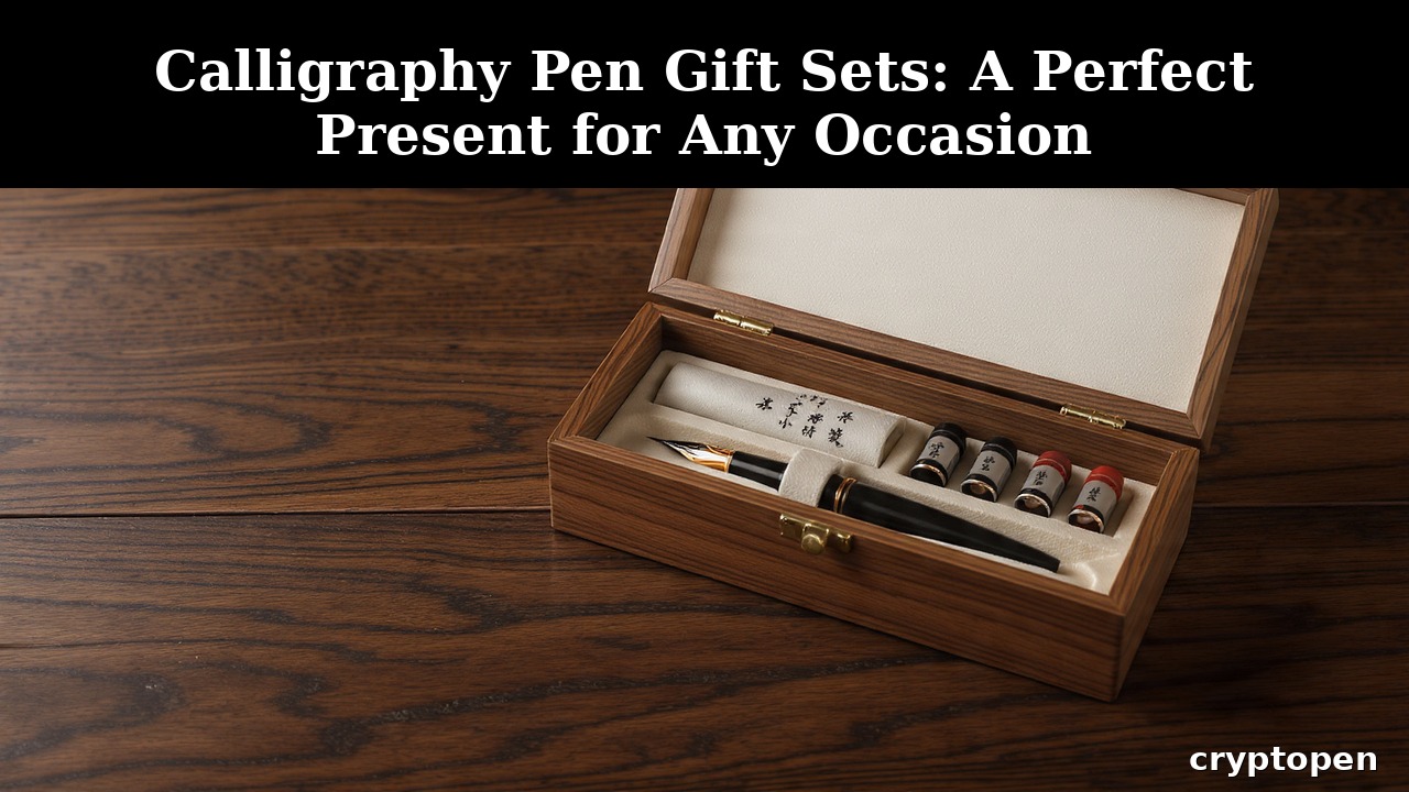 calligraphy pen sets for beautiful hand lettering