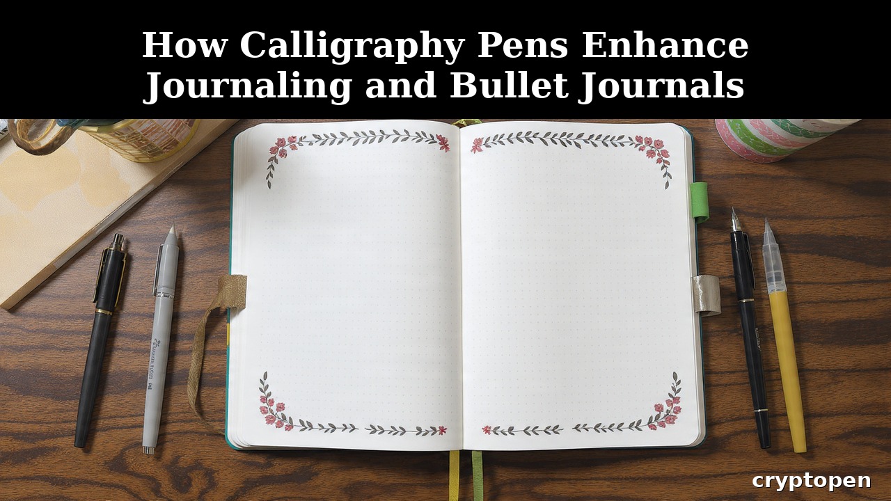 journaling calligraphy pens for beautiful hand lettering