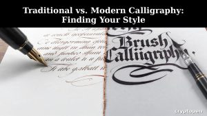 modern calligraphy style
