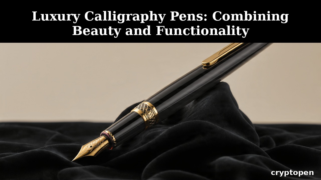 luxury calligraphy pens for beautiful hand lettering