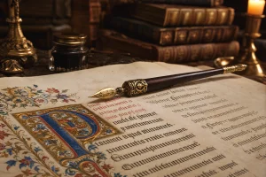 Medieval Illumination Dip Pen